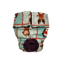 Christmas Santa and Friends Dog Diaper