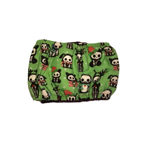 christmas-skeleton-figures-on-green-belly-band-back christmas-skeleton-figures-on-green-belly-band-back