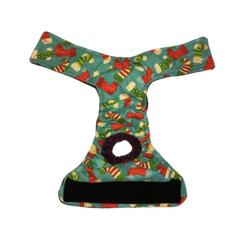 christmas-stocking-on-blue-diaper-open christmas-stocking-on-blue-diaper-open