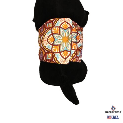 floral-kaleidoscope-belly-band-model-2 floral-kaleidoscope-belly-band-model-2