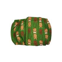 Christmas Gingerbread on Green  Dog Belly Band