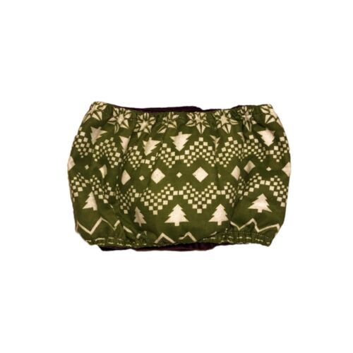 green christmas tree belly band - back green christmas tree belly band - back