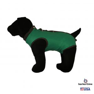 Green PeeJama E-Collar Alternative Recovery Suit