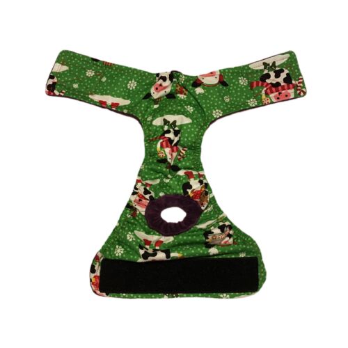 holiday cows diaper - open holiday cows diaper - open