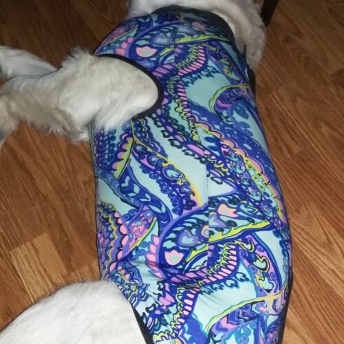 judith krasuski 1 - peejama dog onesie for post-surgery