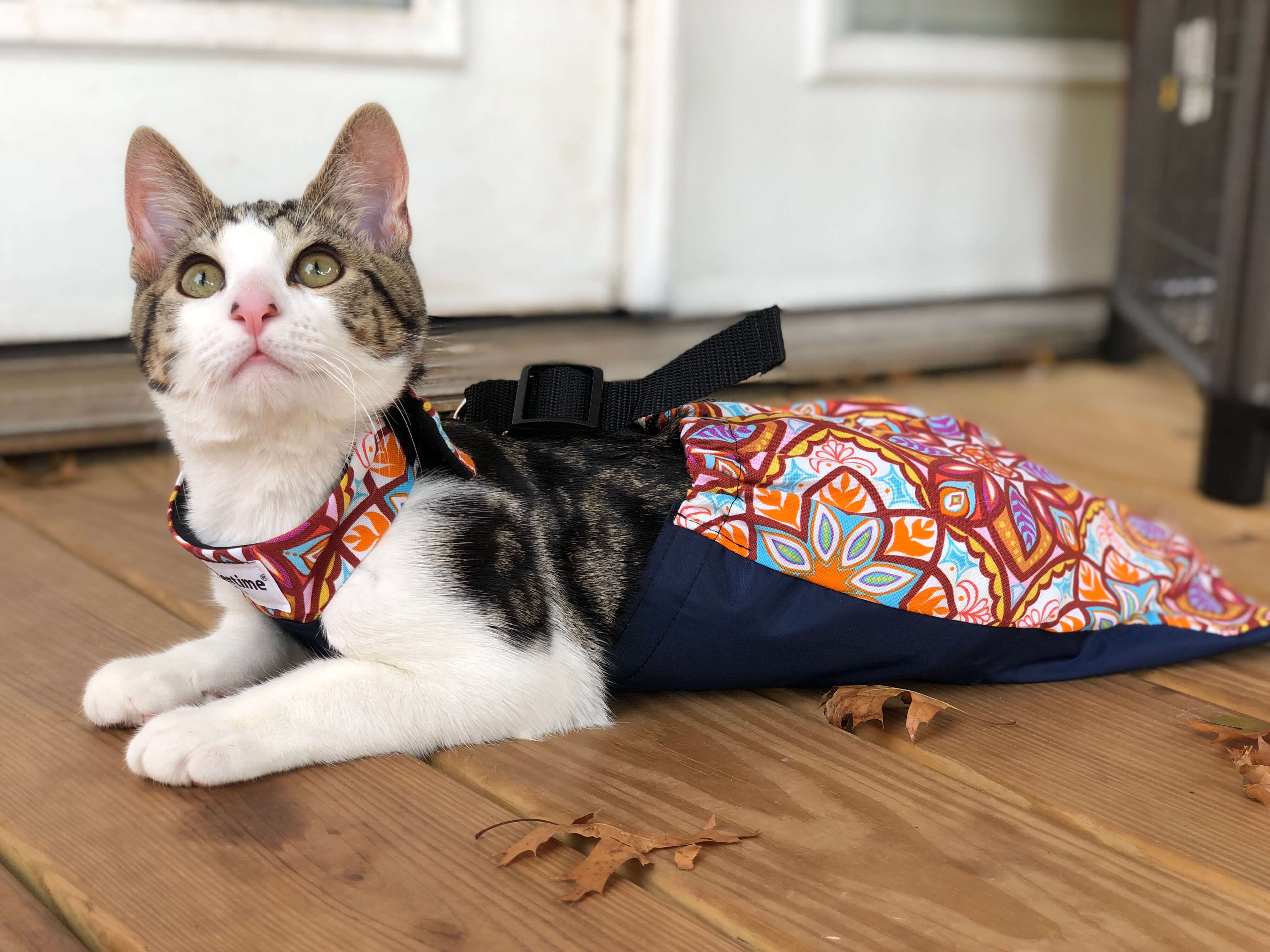 Barkertime Floral Kaleidoscope Dog Drag Bag Made in USA