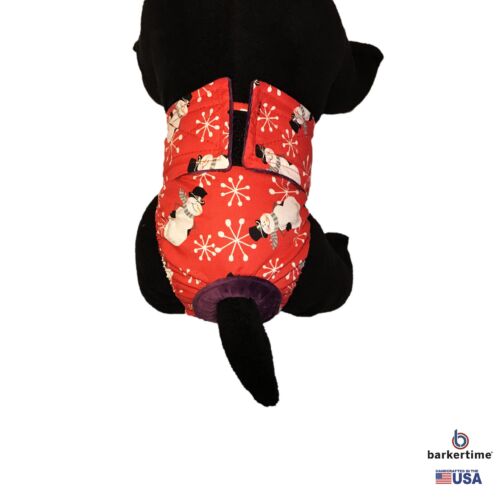 snowman-and-snowflake-on-red-diaper-model-2 snowman-and-snowflake-on-red-diaper-model-2