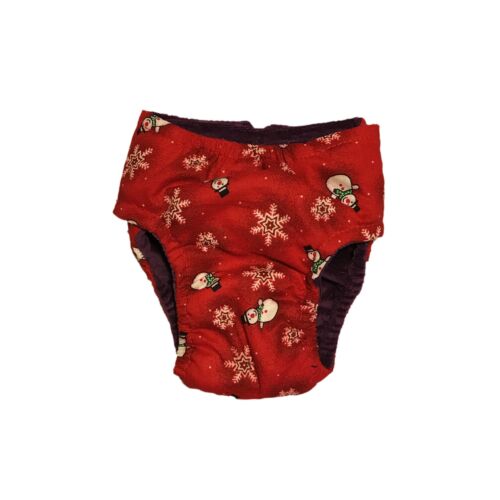 snowman-and-star-snowflake-on-red-diaper-back snowman-and-star-snowflake-on-red-diaper-back