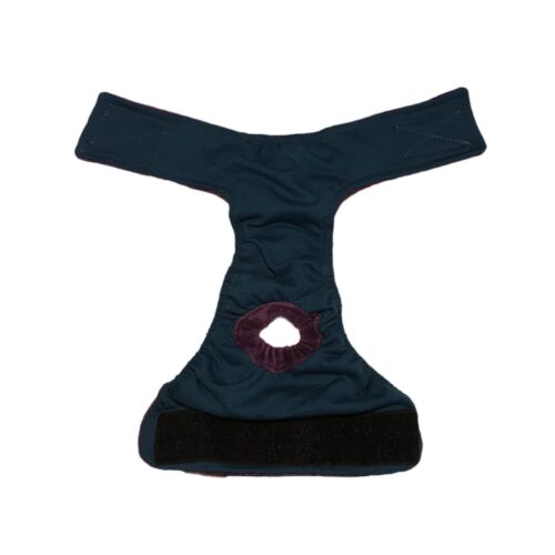 teal diaper - open teal diaper - open