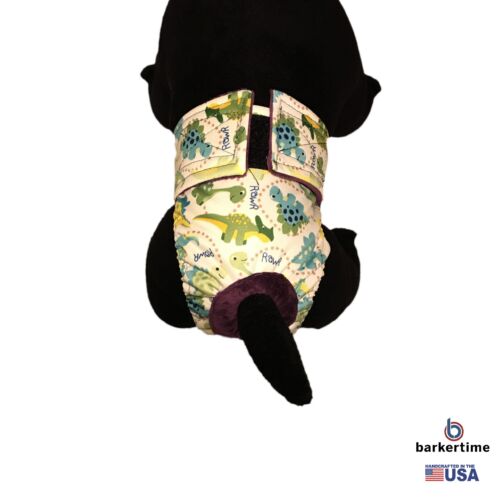 Dinosaur on White pul diaper - model 2 Dinosaur on White pul diaper - model 2