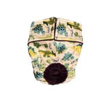 Dinosaur on White    Dog Diaper