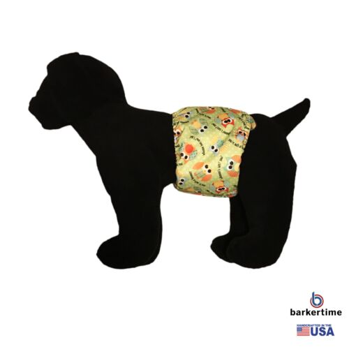 cute owls on green pul belly band - model 1 cute owls on green pul belly band - model 1