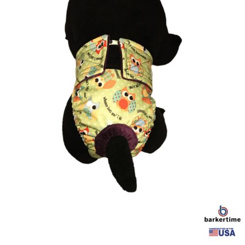 cute owls on green pul diaper - model 2 cute owls on green pul diaper - model 2