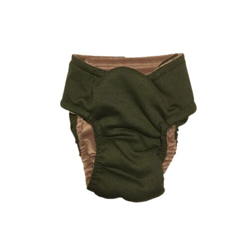 green diaper - back green diaper - back