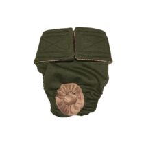 Forest Green Dog Diaper