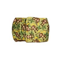 Monkey and Bananas on Green    Dog Belly Band Male Wrap