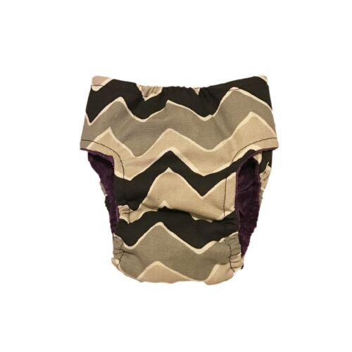 black and gray chevron diaper - back black and gray chevron diaper - back