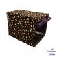 colorful polka dot on black crate cover 1