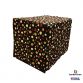 colorful polka dot on black crate cover 2