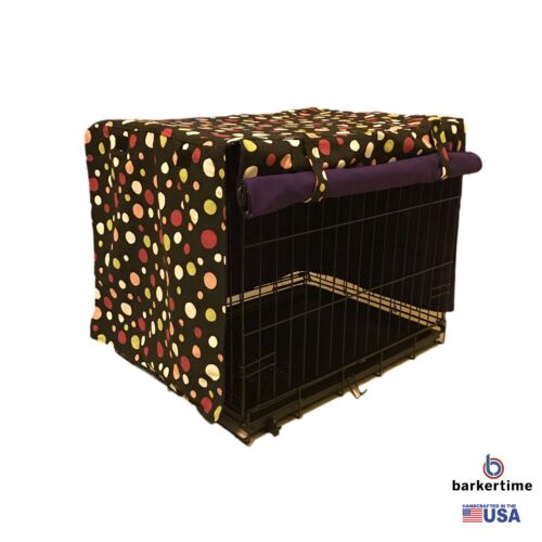colorful polka dot on black crate cover 4 colorful polka dot on black crate cover 4