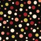 colorful polka dot on black crate cover 5