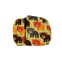 Happy Bear on Green Dog Belly Band