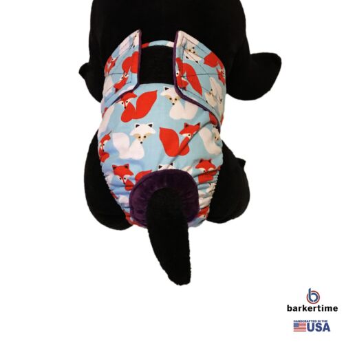 red and white fox diaper - model 2 red and white fox diaper - model 2