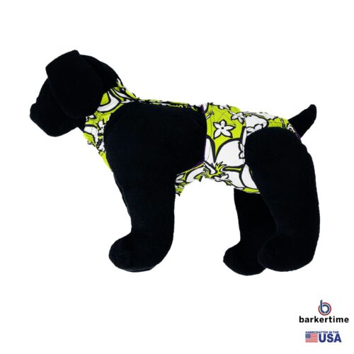 White Hawaiian Hibiscus Flower on Lime Green diaper overall - new - model 1 White Hawaiian Hibiscus Flower on Lime Green diaper overall - new - model 1