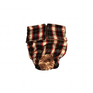 American Plaid Washable Dog Diaper