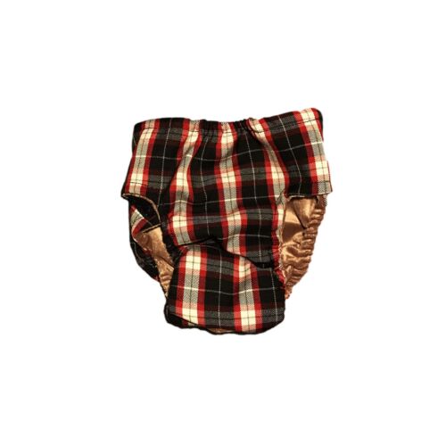 american plaid diaper - back american plaid diaper - back