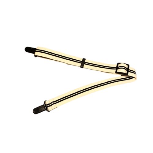 black stripes on white suspender black stripes on white suspender