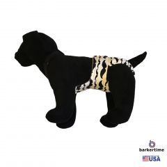 Mustache Escape-Proof Washable Dog Diaper Overall