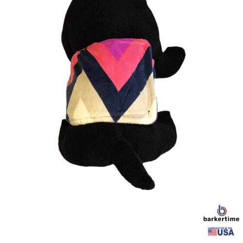 pink and blue chevron minky belly band - model 2 pink and blue chevron minky belly band - model 2