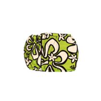 White Hawaiian Hibiscus on Lime Green  Dog Belly Band