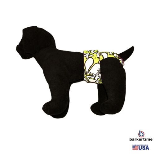 white hawaiian hibiscus on lime green diaper - model 1 white hawaiian hibiscus on lime green diaper - model 1