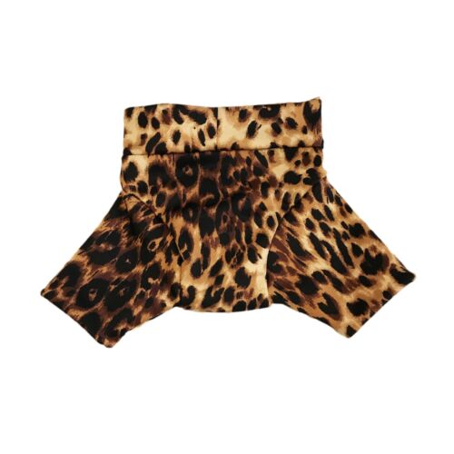 cheetah diaper pants - back cheetah diaper pants - back