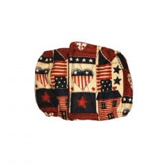 Hearts and Patriotic Love Washable Dog Belly Band Male Wrap