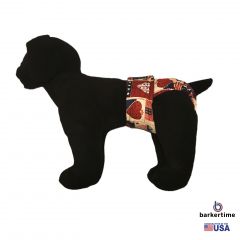Hearts and Patriotic Love Washable Dog Diaper