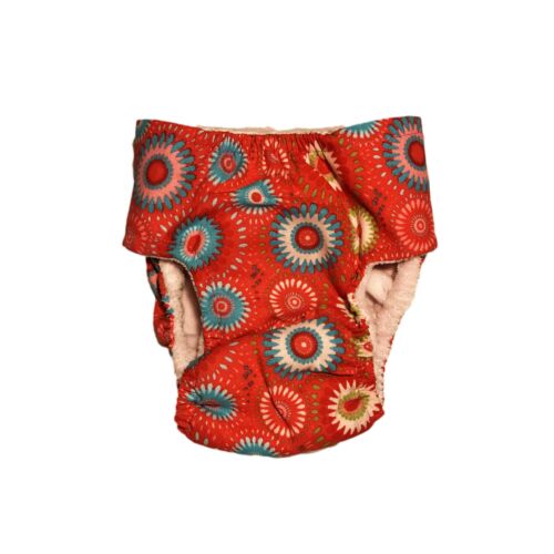 starblast on red diaper - back starblast on red diaper - back