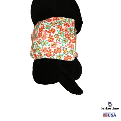 mini happy monkey belly band - model 2 mini happy monkey belly band - model 2