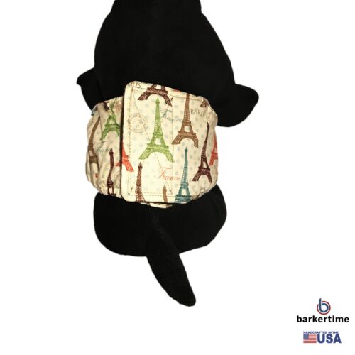 paris eiffel tower on cream belly band - model 2 paris eiffel tower on cream belly band - model 2