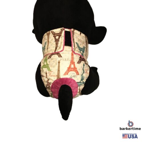 paris eiffel tower on cream diaper - model 2 paris eiffel tower on cream diaper - model 2