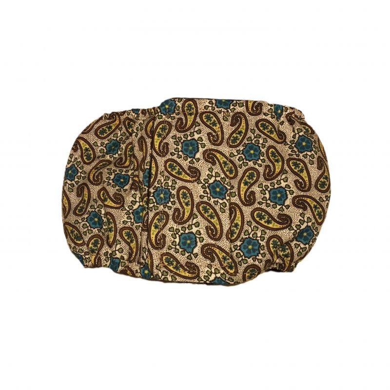 Yellow Paisley and Blue Flower  Dog Belly Band