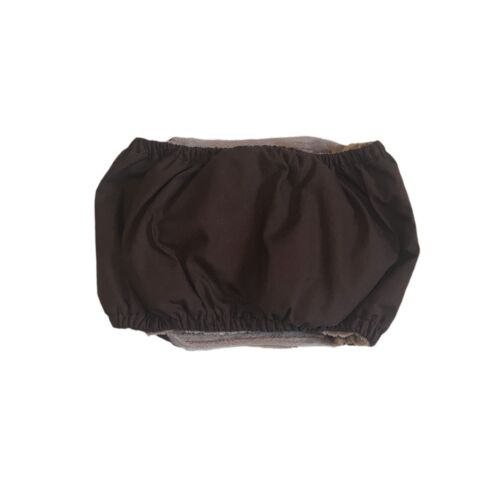 brown belly band - back brown belly band - back