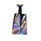mystic flower on purple drag bag - open