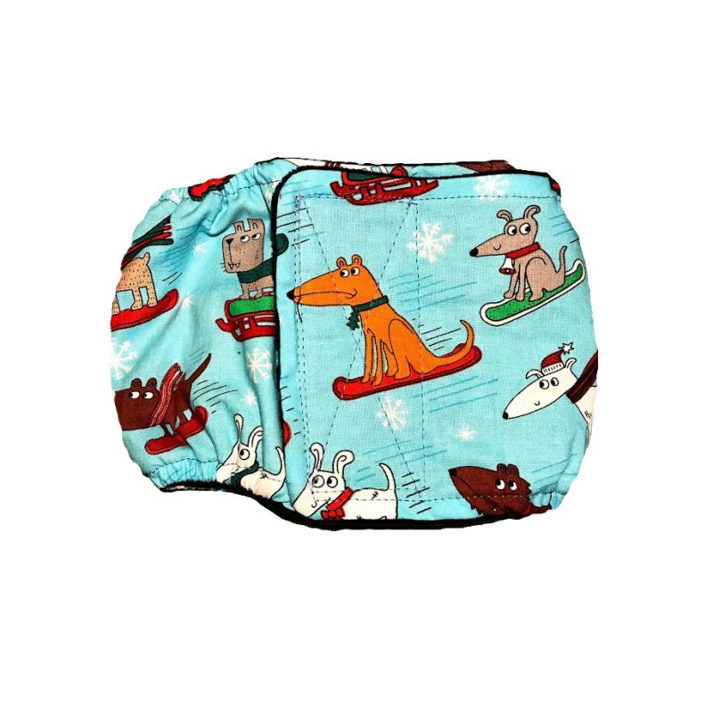 Winter Doggie  Dog Belly Band