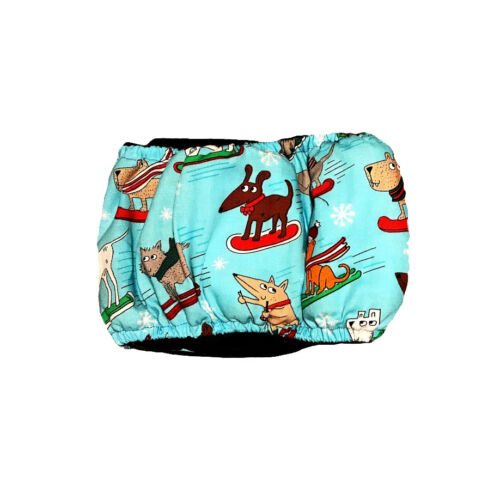 winter doggie belly band - back winter doggie belly band - back