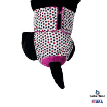 red white and blue polka dot diaper – model 2