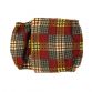 brown and red plaid belly band