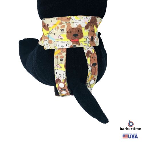 brown doggie with bones diaper pull-up - model 2 brown doggie with bones diaper pull-up - model 2